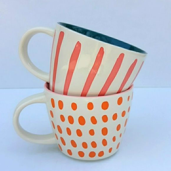 NWT OPALHOUSE SET OF 2 STONEWARE MUGS - Picture 11 of 11